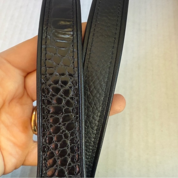 Vintage Brighton Black Textured Shoulder Bag - Picture 16 of 16